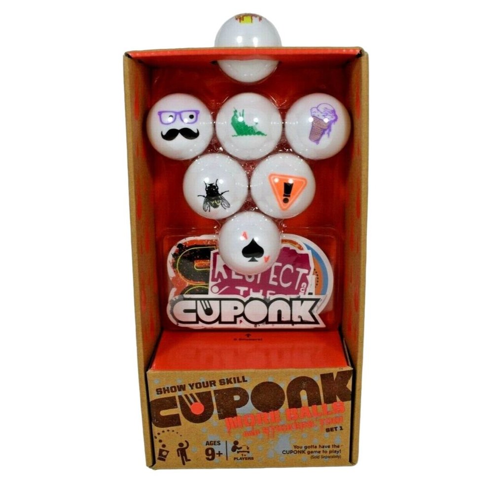 Hasbro Cuponk More Balls Expansion Pack Set 1 New in Box Beer Pong Replacement